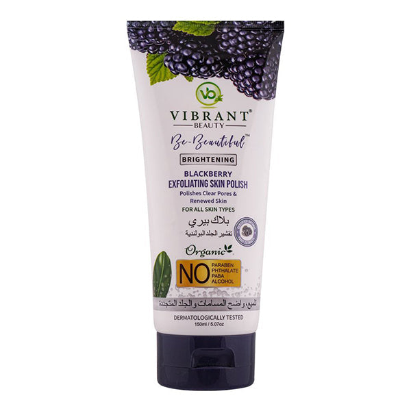 VIBRANT BEAUTY BLACKBERRY EXFOLIATING SKIN POLISH 150ML