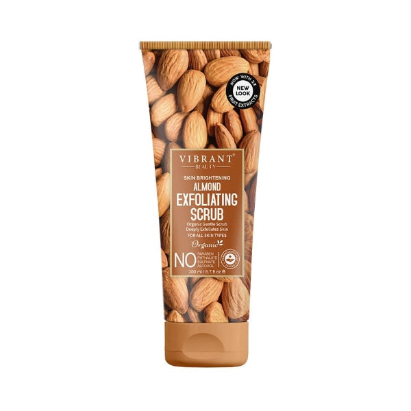 VIBRANT BEAUTY ALMOND EXFOLIATING SCRUB 200ML