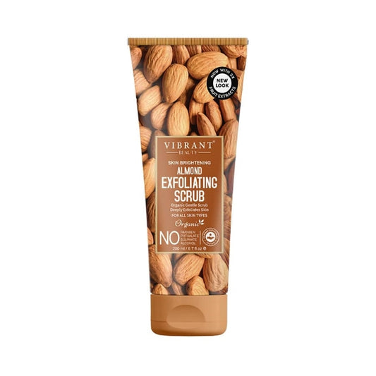 VIBRANT BEAUTY ALMOND EXFOLIATING SCRUB 200ML
