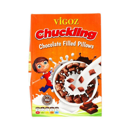 Vigoz Chuckling Chocolate Filled Pillow 20g | Crispy Chocolate Snack