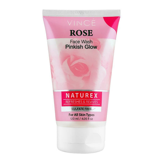 VINCE ROSE FACE WASH PINK GLOW 120ML