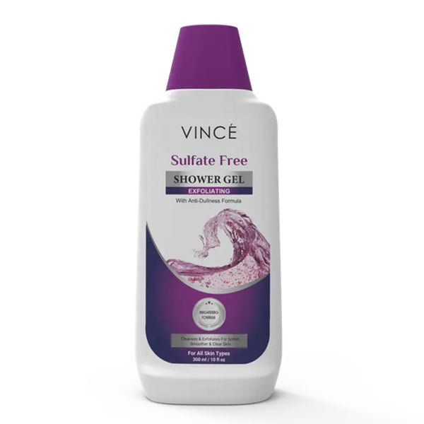 VINCE SULFATE FREE EXFOLIATING SHOWER GEL 300ML