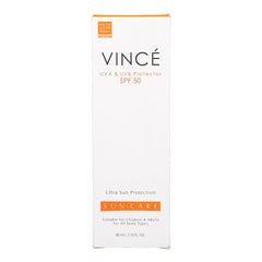 VINCE UVA SPF 50 ULTRA SUN CARE PROTECTION 80ML