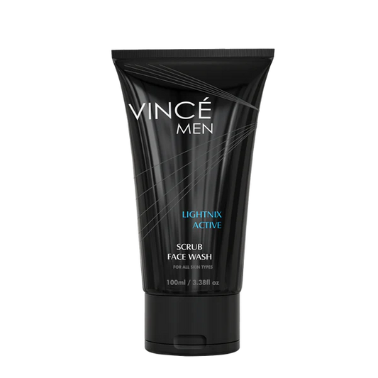VINCE MEN LIGHTNIX ACTIVE SCRUB FACEWASH 100ML