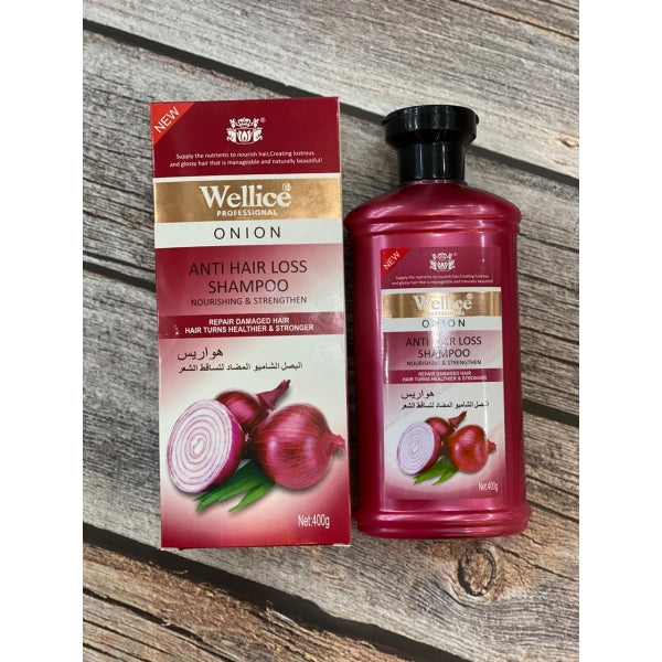  WELLICE ONION ANTI HAIR LOSS SHAMPOO 400G