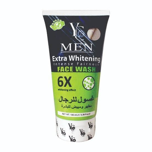 YC MEN EXTRA WHITENING FACE WASH 100ML