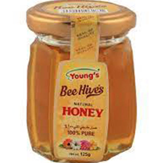 YOUNGS BEE HIVES HONEY 125GM