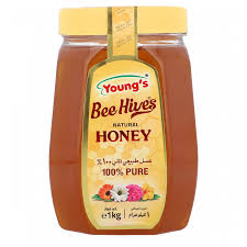 YOUNGS BEE HIVES HONEY 1KG