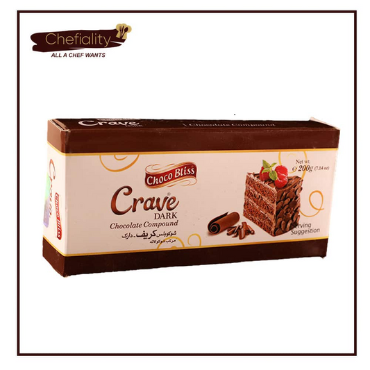 YOUNGS CRAVE DARK CHOCOLATE COMPOUND 200G