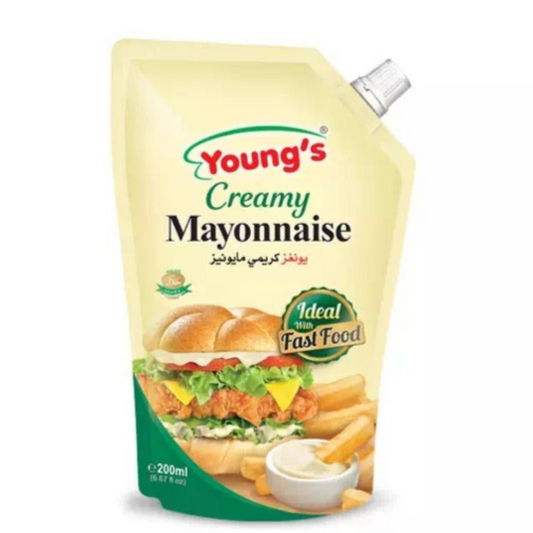 YOUNGS CREAMY & SALTED MAYONNAISE 200ML