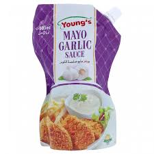 YOUNGS MAYO GARLIC SAUCE 500ML