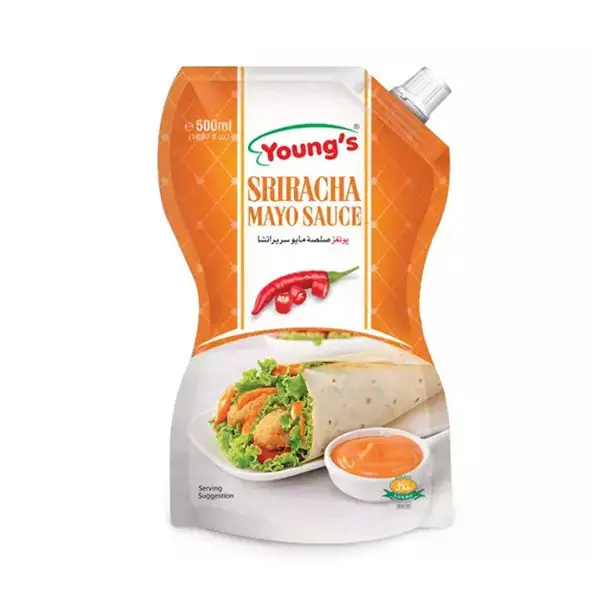 YOUNGS SRIRACHA MAYO SAUCE 500ML
