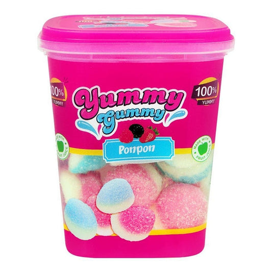 YUMMY GUMMY CANDY PONPON TUB 175G