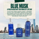 THE BODY SHOP FRAGRANCE MIST BLUE MUSK VEGAN 100ML