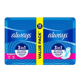 ALWAYS 3IN1 MAXI THICK 18 SANITARY PADS