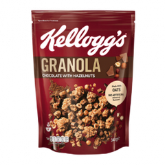 KELLOGGS GRANOLA CHOCOLATE WITH HAZELNUTS 380GM