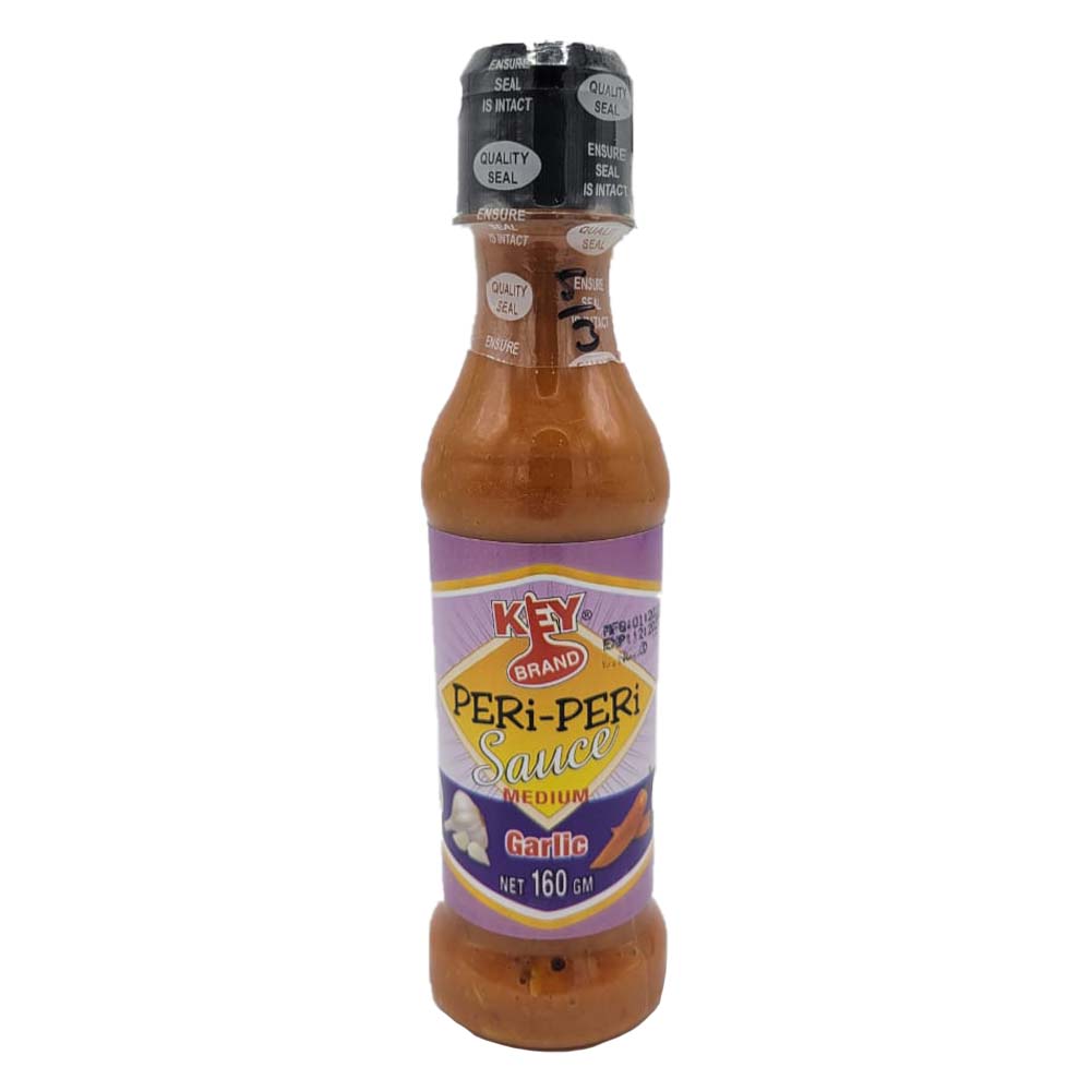 KEY BRAND PERI PERI GARLIC SAUCE 160ML