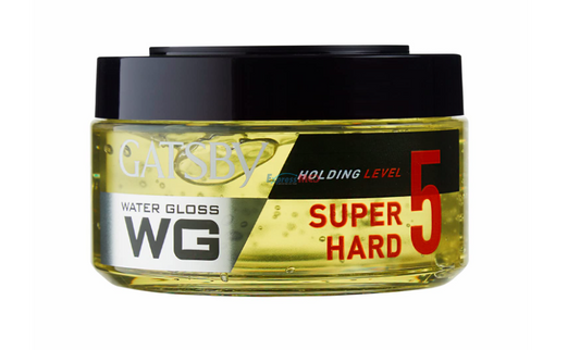 GATSBY HOLDING LEVEL SUPER HARD 5 WATER GLOSS 75G