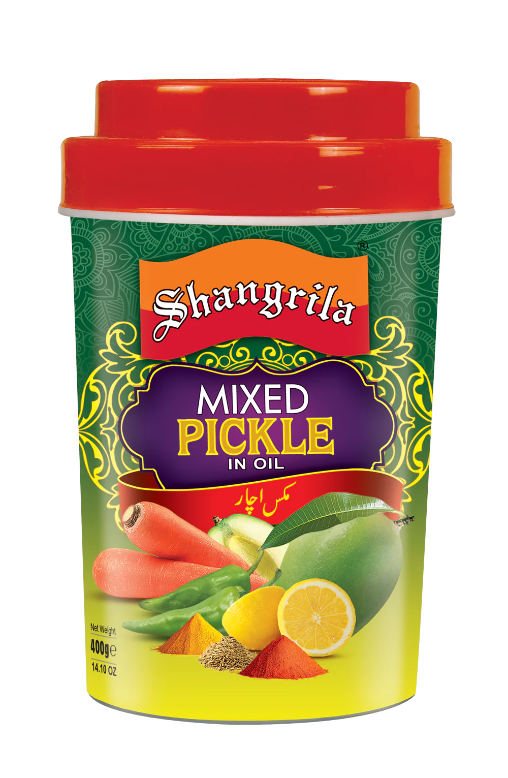 SHANGRILA MIXED PICKLE IN OIL 400G