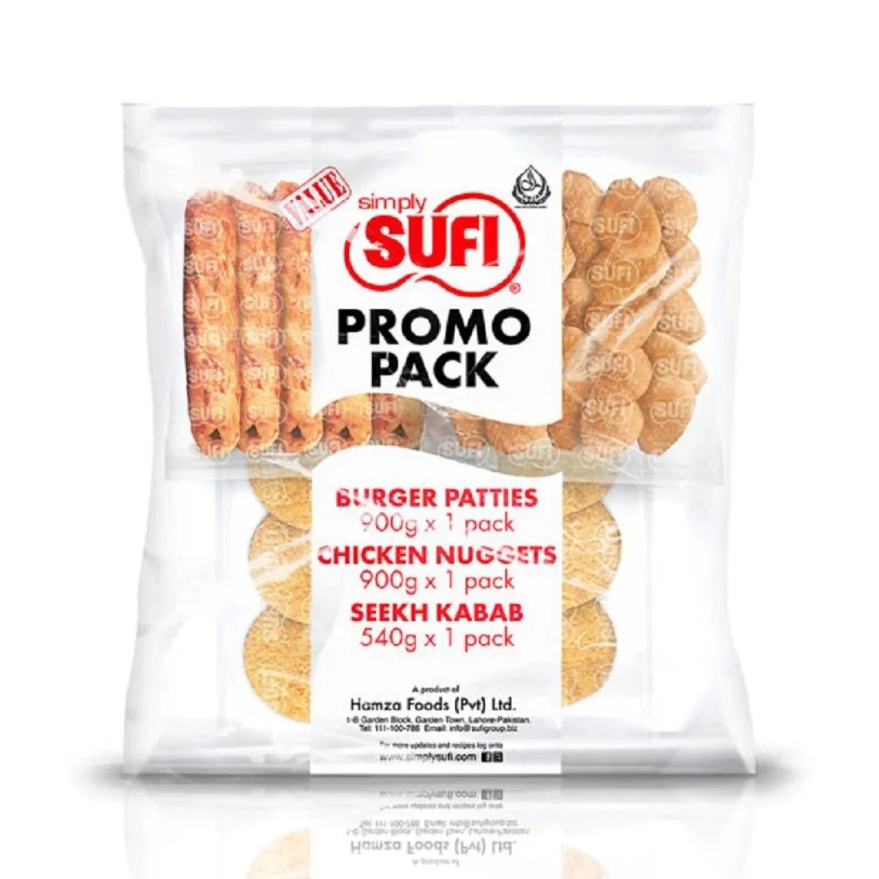 SUFI BURGER PATTIES PROMO PACK POLYBAG 3IN1