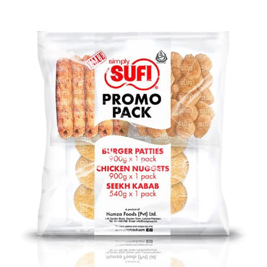 SUFI BURGER PATTIES PROMO PACK POLYBAG 3IN1