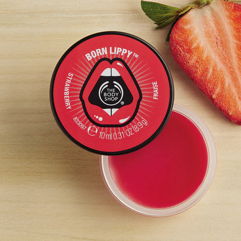 THE BODY SHOP LIP BALM BORN LIPPY STRAWBERRY 10ML