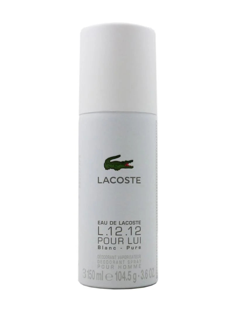 LACOSTE 12.12 BLANC FOR MEN BODY SPRAY 150ML